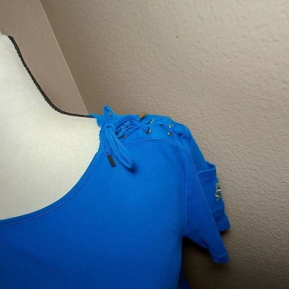 Lauren Ralph Lauren short sleeve blouse Size L - Picture 2 of 8